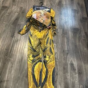 NWT, kids Power Rangers, Yellow Ranger costume. Kids sz Large (10-12)